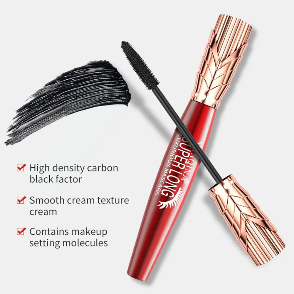 Top Trends: Yanqina Super Long Mascara 4d Waterproof And Sweat Proof Mascara Luxurious Mascara No Clumping Stereo Lengthening Mascara Shoppable Styles - Image 6