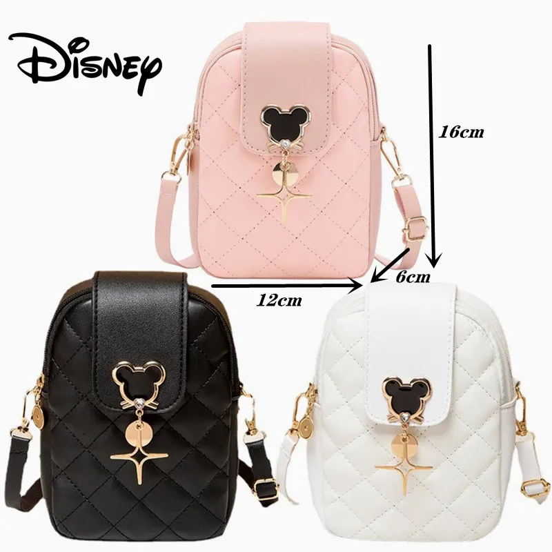 Top Trends: Disney Mickey Mouse Crossbody Bags For Women Fashion Diamond Embroidery Mobile Storage Bag 2023 Girls Casual Shoulder Bag Shoppable Styles