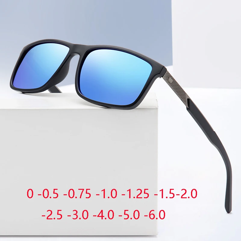 Top Trends: 0 -0.5 -0.75 To -6.0 Driving Myopia Sunglasses With Prescription Brand Designer Men TR90 Polarized Diopter Sun Glasses For Women Shoppable Styles