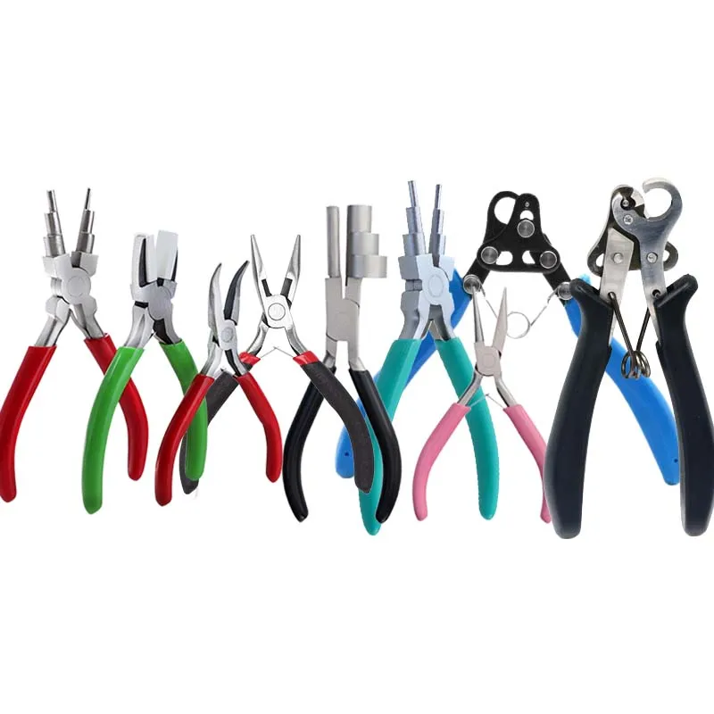 Top Trends: Jewelry Pliers Set 9 Needle Rolling Pliers Round Nose End Cutting Wire Pliers For Beading Looping Wire Jewelry Making DIY Tools Shoppable Styles