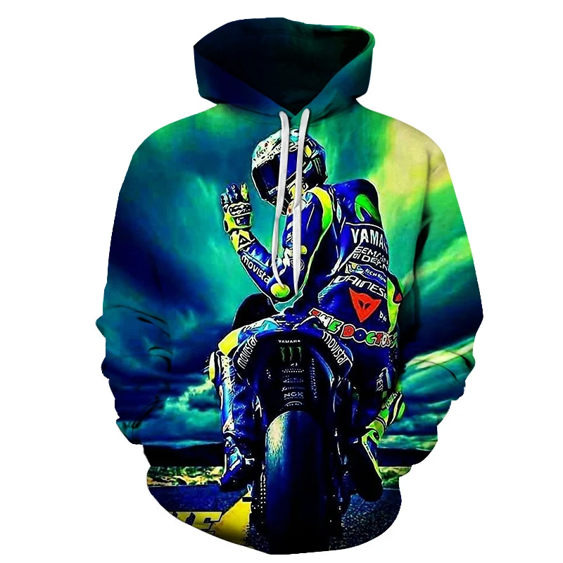 Top Trends: 2023 Fashion Men Women 3d Hoodie Outdoor Casual Sportswear Oversized Hoodie Sweatshirt Printed Motorcycle Hooded Shoppable Styles