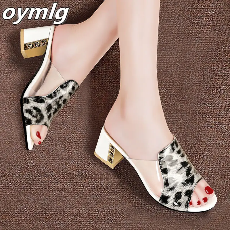 Top Trends: 2020 Women Fashion Spring Summer High Heel Sandals Lady Sexy Comfortable Sandals Female Cute Pu Leather Sandals Shoppable Styles - Image 6