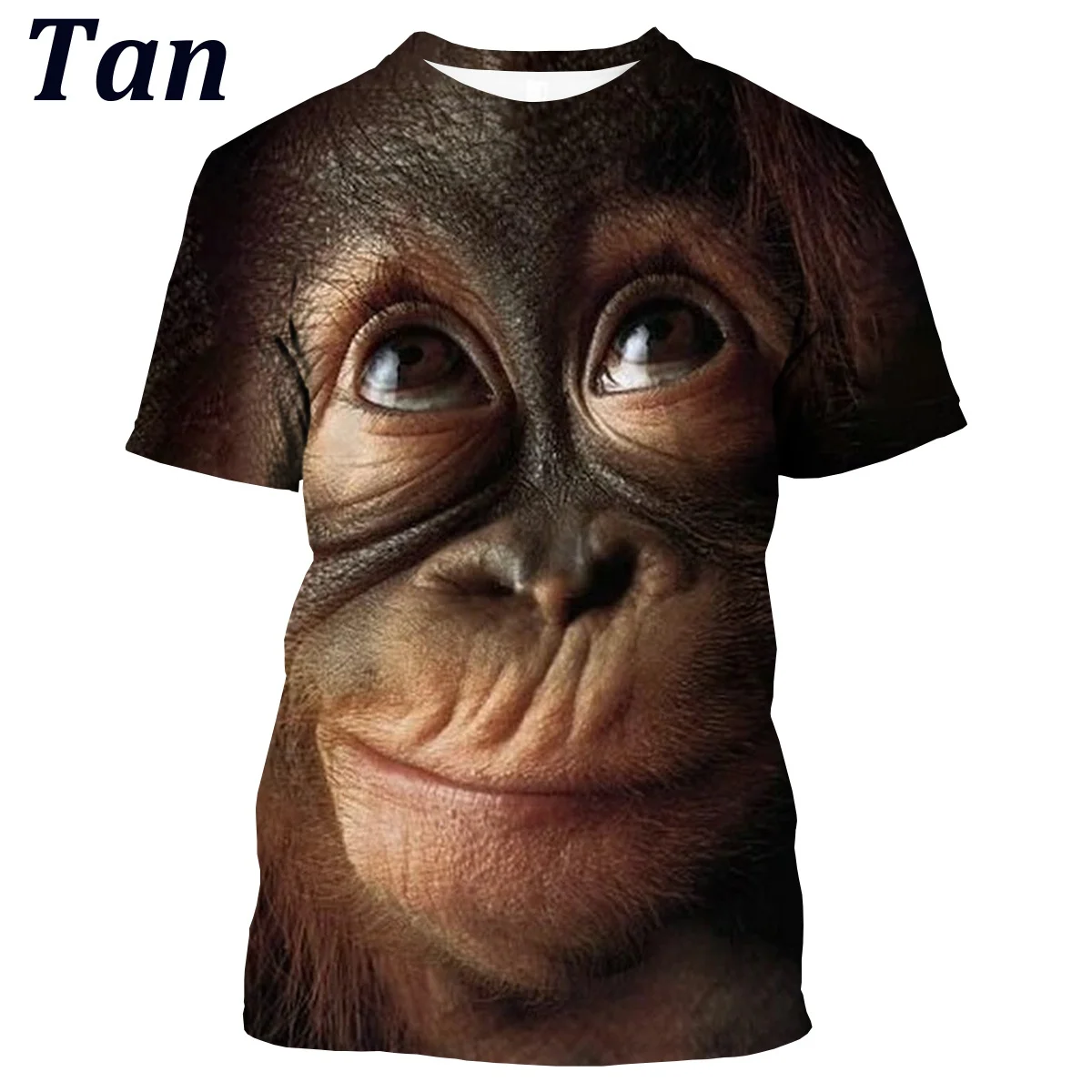 Top Trends: 2023 Funny T Shirt Summer Funny Graphic Animal Fashion New Spoof Gorilla Funny Monkey Men's Women Unisex Personality 3D Printed Shoppable Styles - Image 3