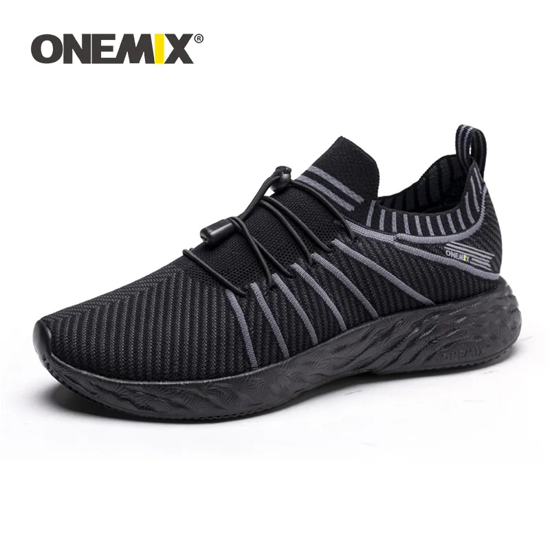 Top Trends: ONEMIX Waterproof Running Shoes For Men Summer Breathable Mesh Unisex Sneakers For Outdoor Slip-on Male Walking Trekking Shoes Shoppable Styles