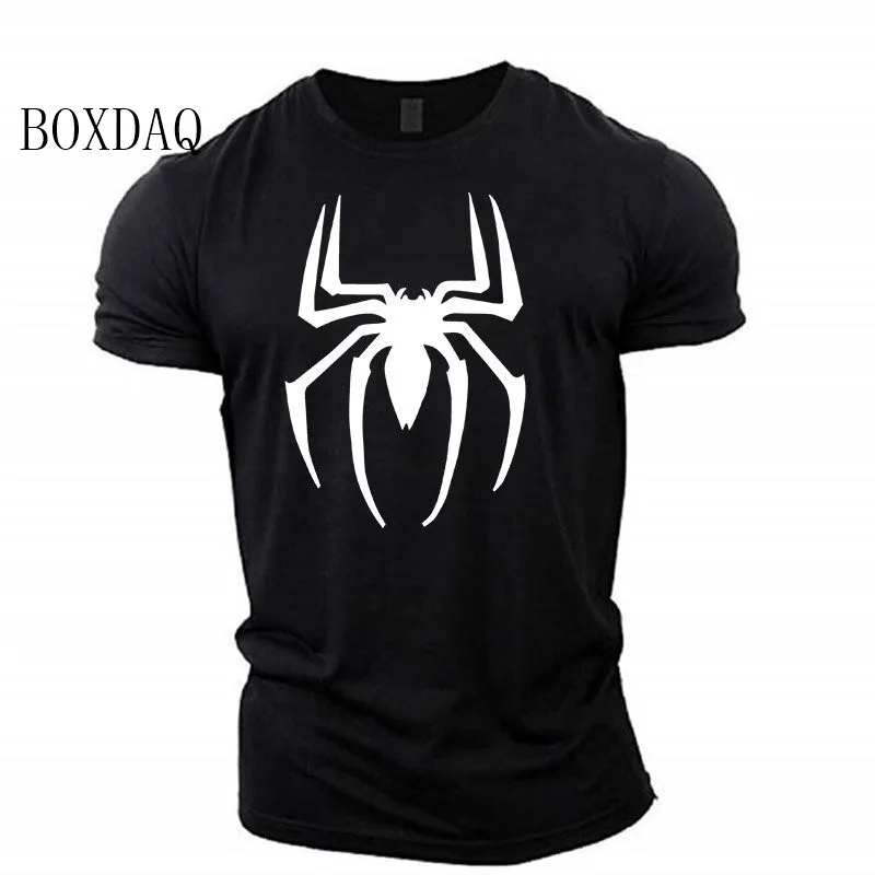 Top Trends: Spider Garphic Men's Fashion T-shirts Short Sleeve 3d Print Street Sporty Oversized Tops Loose Casual Gym Workout Sports Man Tee Shoppable Styles