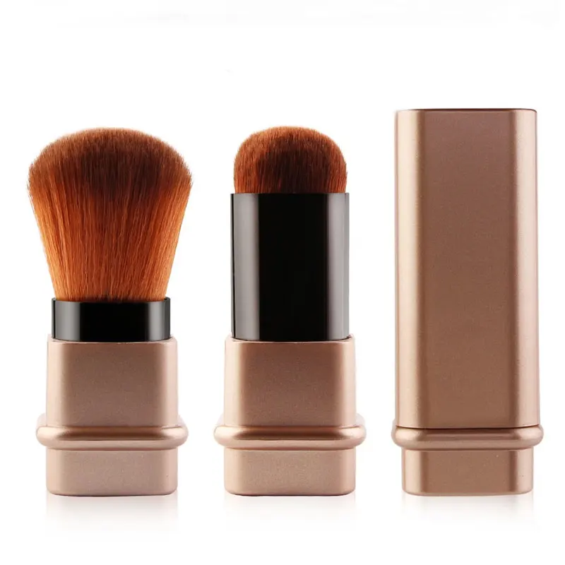 Top Trends: 1 Piece Loose Powder Foundation Makeup Brush Mini Retractable Portable Blush Brush Makeup Brush With Cover Foundation Makeup Too Shoppable Styles