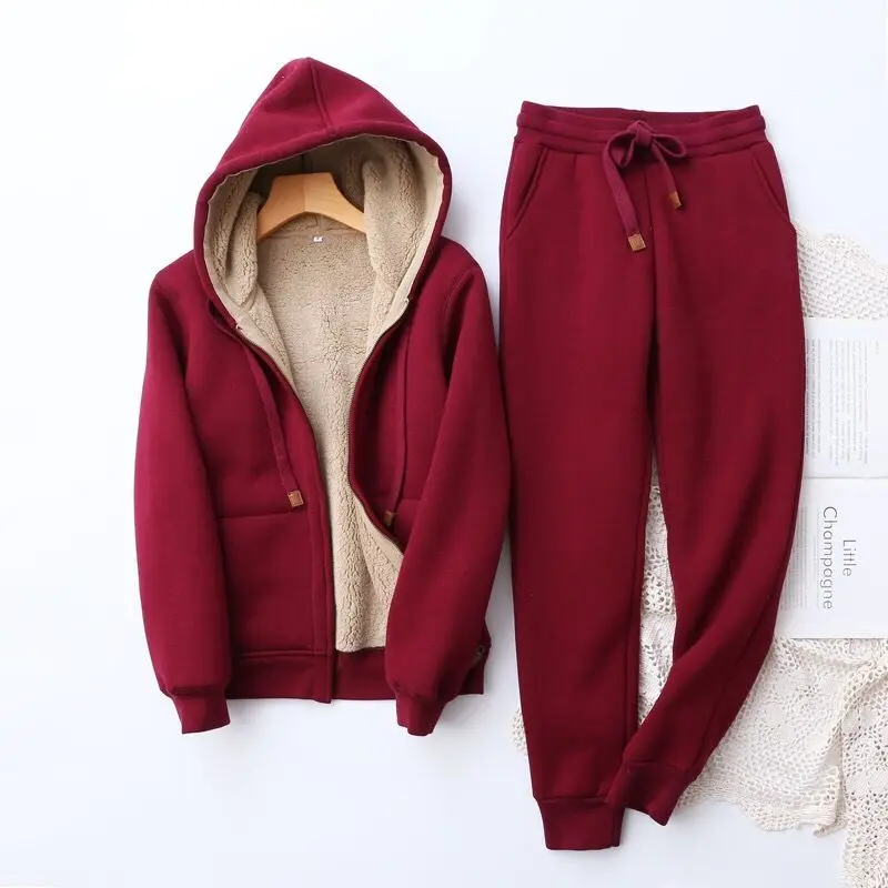 Top Trends: Women's Autumn And Winter Suit Winter Sweater Hooded Top Trousers Women's Sports Two-piece Set 2023 New Casual Suit Shoppable Styles