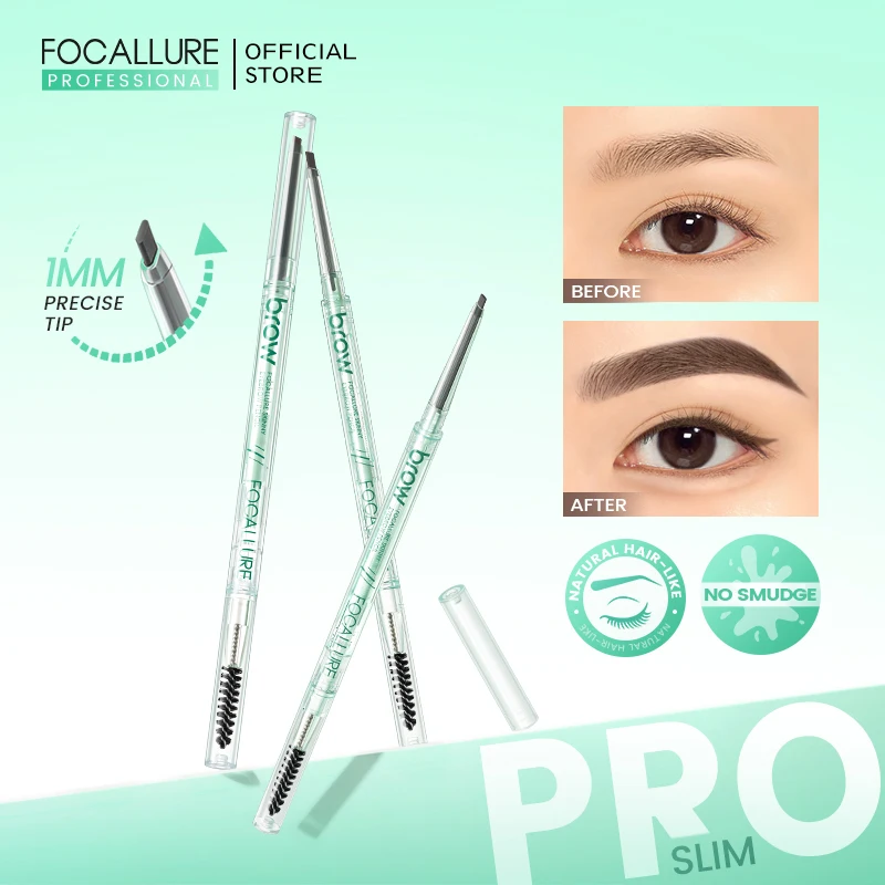 Top Trends: FOCALLURE 1MM Ultra-fine Eyebrow Pen Waterproof Long-lasting Multi-use Eye Brow Liner Pencil Eyebrow Enhancers Makeup Cosmetics Shoppable Styles