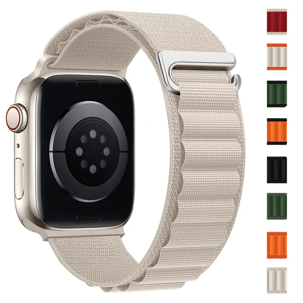 Top Trends: Alpine Loop For Apple Watch Ultra 49mm 44mm 45mm 40mm 41mm 42mm Bracelet Official 1:1 Strap IWatch Series7 6 8 5 2 4 Se 9 3 Band Shoppable Styles