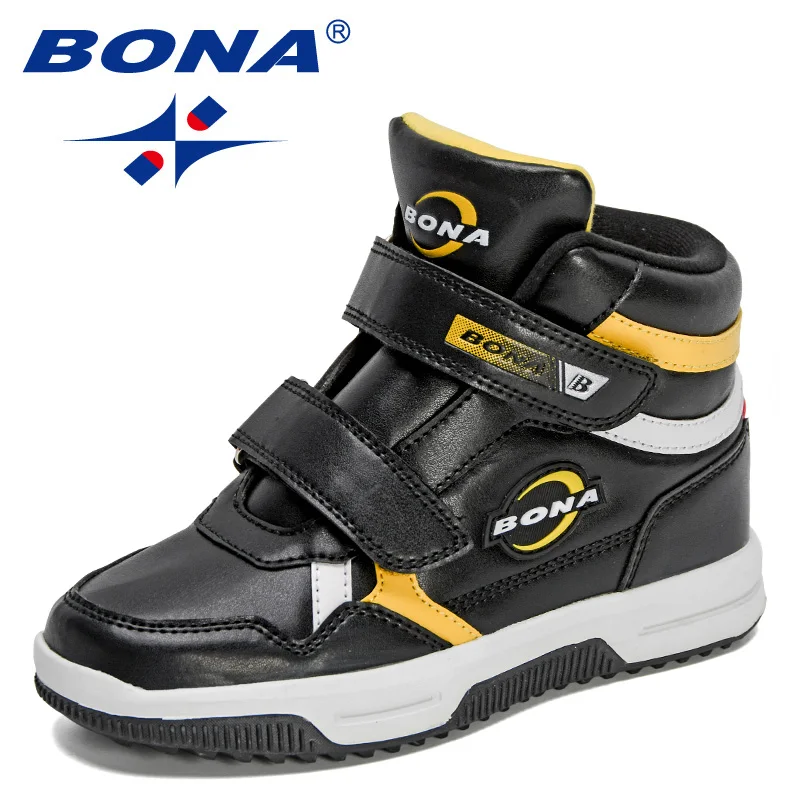 Top Trends: BONA 2022 New Designers High Top Sneakers Kids Sports Shoes Girls Winter Casual Walking Shoes Boys Sport Jogging Shoes Children Shoppable Styles