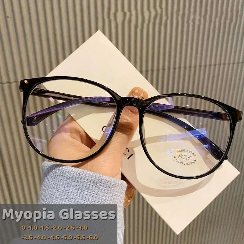 Top Trends: Anti Blue Light Blocking Myopia Eyeglasses Oversized Myopia Glasses Vintage Frame Eyewear Glasses Short-sighted Glasses Shoppable Styles