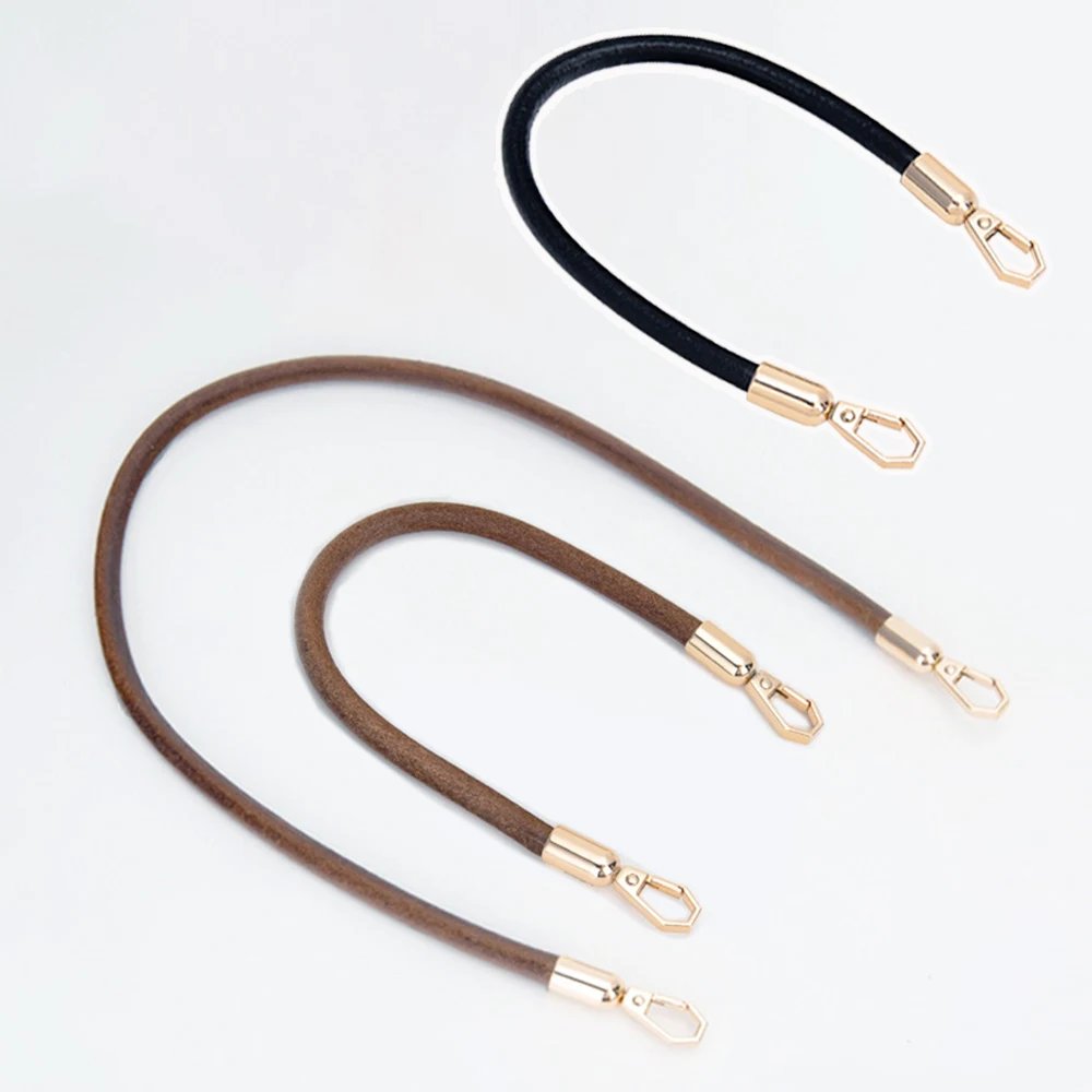 Top Trends: 30-100cm Genuine Leather Bag Handle DIY Replacement Purse Handbag Strap Shoulder Bags Handles 8mm Crossbody Belt Bag Accessories Shoppable Styles