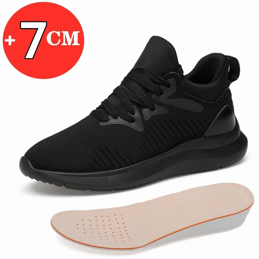 Top Trends: FUQIAO Big Size Sneakers For Men Elevator Shoes Heightening Shoes Men Increase Shoes Height Increase Insole 7CM Taller Shoes Shoppable Styles