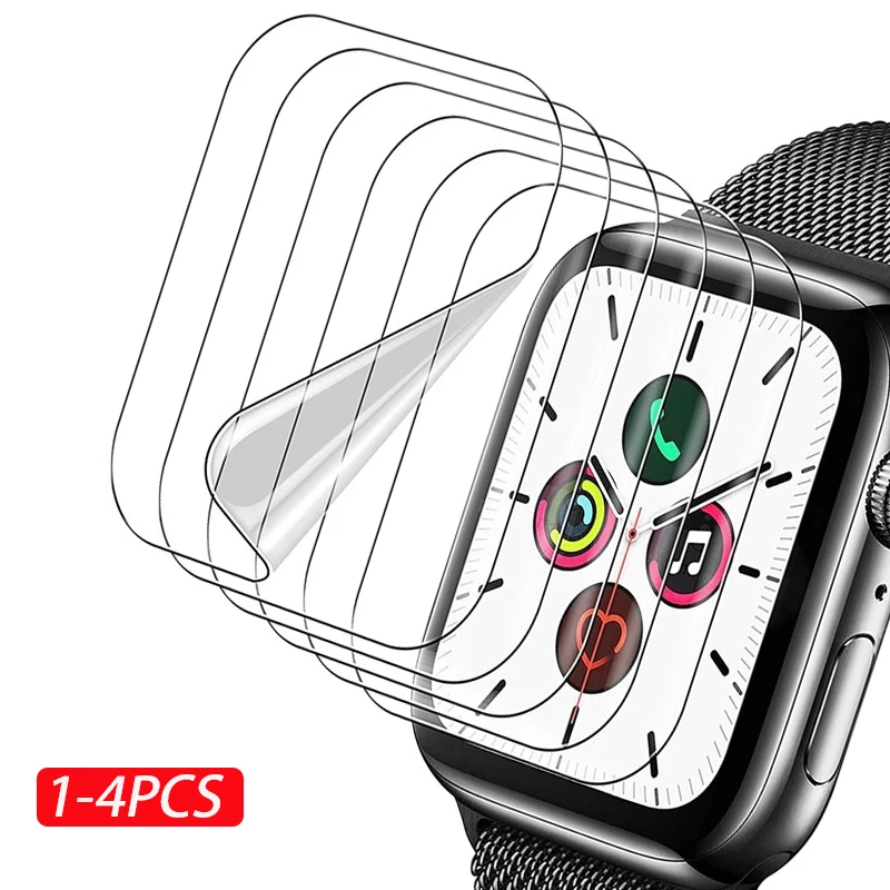 Top Trends: Screen Protector Clear Full Protective Film For Apple Watch 49MM 45MM 41MM 40MM 44MM Not Glass For IWatch 9 8 7 6 SE 5 4 3 Ultra Shoppable Styles