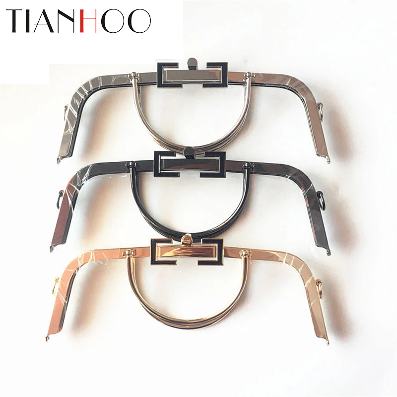 Top Trends: 30cm Metal Purse Frame Handle DIY Kiss Clasp Lock For Women Bag Frame Hardware Accessories Shoppable Styles