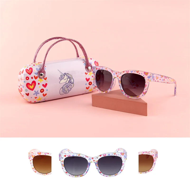 Top Trends: Kenbo Eyewear Cute Square Sunglasses For Kids Girls Children's Sun Glasses UV400 Protection De Sol Gafas With Case And Box Shoppable Styles