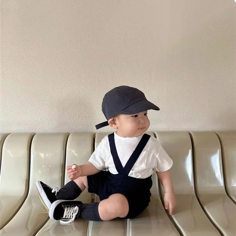 Top Trends: 2023 Summer New Toddler Strap Shorts Baby Cotton Leggings Fashion Infant Boy Overalls Baby Casual Shorts Kids Clothes Shoppable Styles