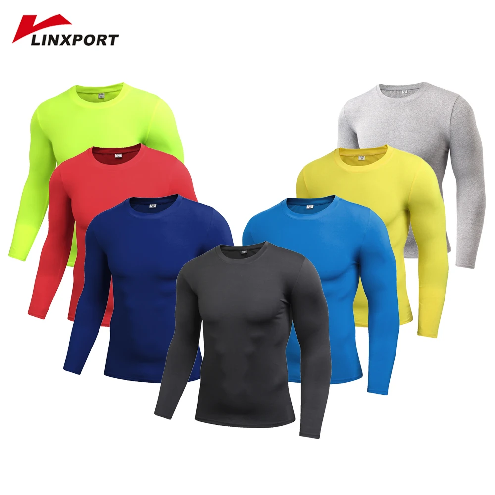 Top Trends: Workout Running Shirts Men Rashguard Quick Dry Sports Jersey T Shirts Homme Thermal Underwear Compression Gym Clothing Male Tops Shoppable Styles