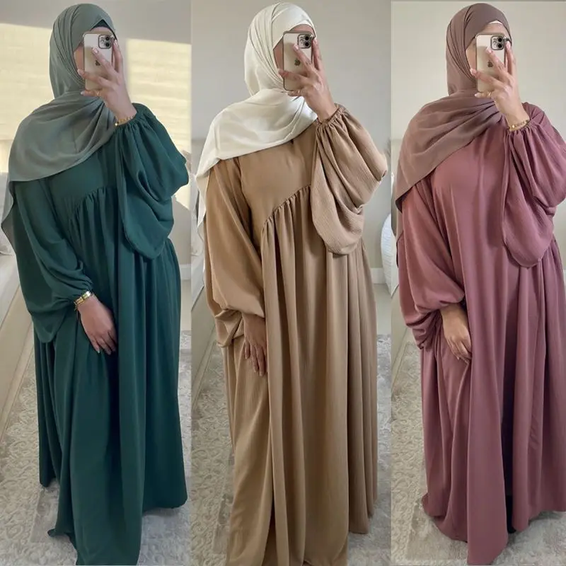 Top Trends: Ramadan Abaya Femme Muslim Hijab Dress Turkey Kaftan Caftan Muslim For Women Vestido Islam Worship Service Clothing Robe Shoppable Styles