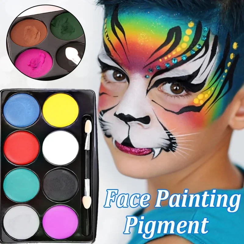 Top Trends: Body Face Painting 8 Color Halloween Makeup Paint Kid Face Paint Non-Toxic Face Paints Tasteless Safe Oil Paint Halloween Makeup Shoppable Styles