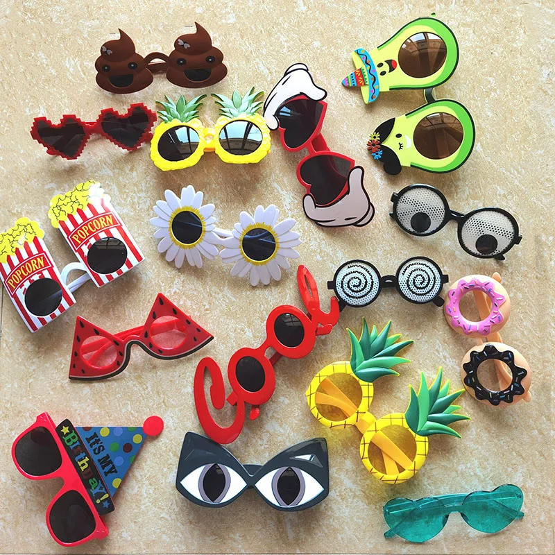 Top Trends: 1 Pcs Sunglasses Funny Crazy Party Dress Glasses Accessories Novelty Costume Party Carnival Glasses Event Decoration Supplies Shoppable Styles