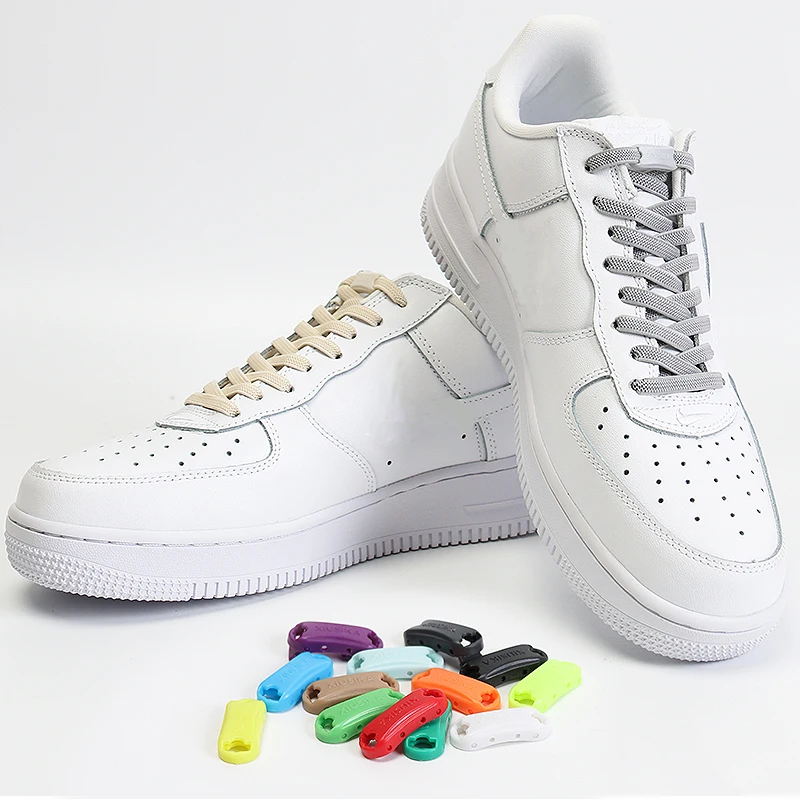 Top Trends: Elastic Shoe Laces Buckle Lock No Tie Shoelaces Sneakers Flat Woven Shoelace Without Ties Kids Adult Rubber Bands For Shoes Shoppable Styles - Image 3