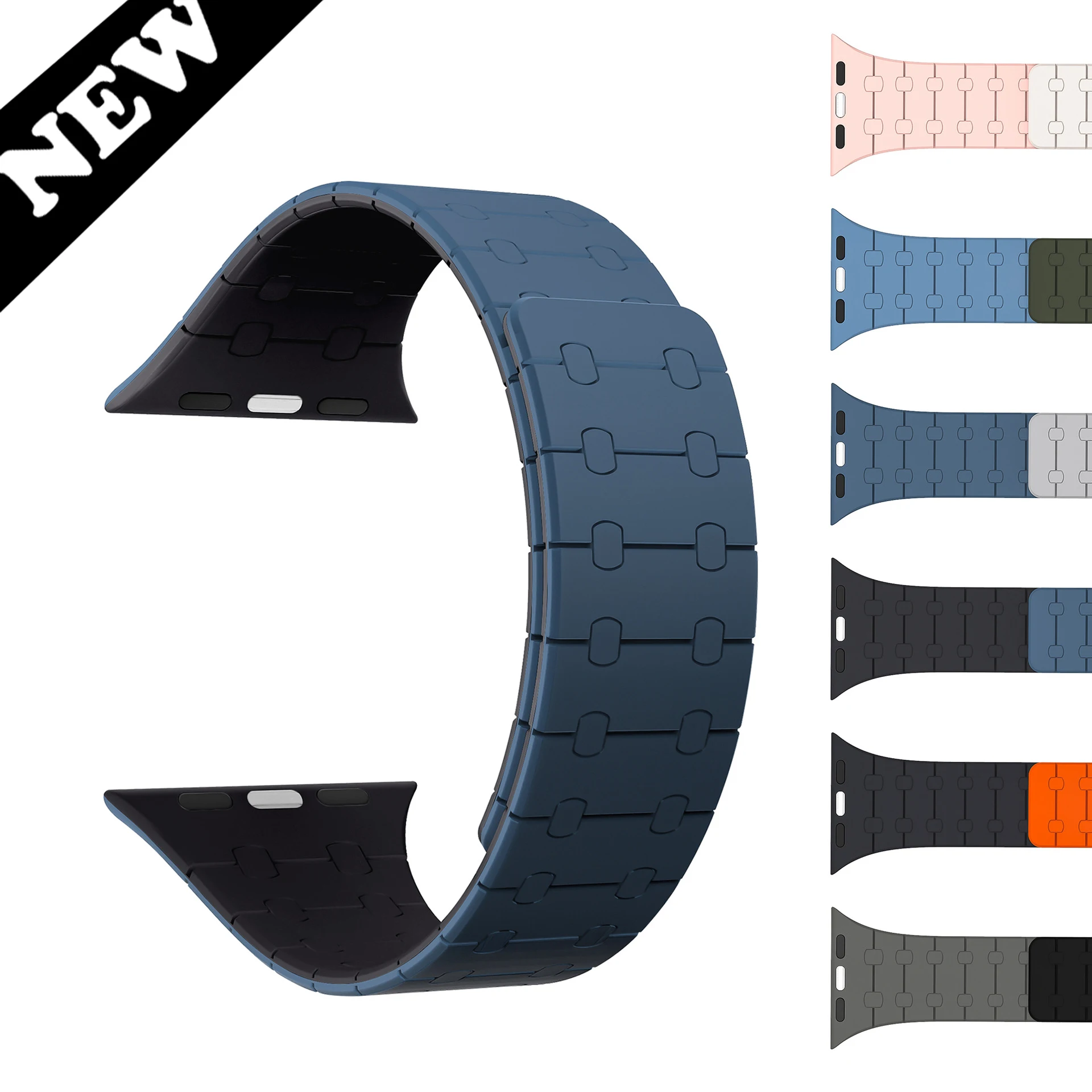 Top Trends: Magnetic Silicone Strap For Apple Watch Ultra Band 49mm 45mm 41mm Bracelet Correa 40mm 44mm 38mm 42mm IWatch Series 8 SE 7 6 5 4 Shoppable Styles