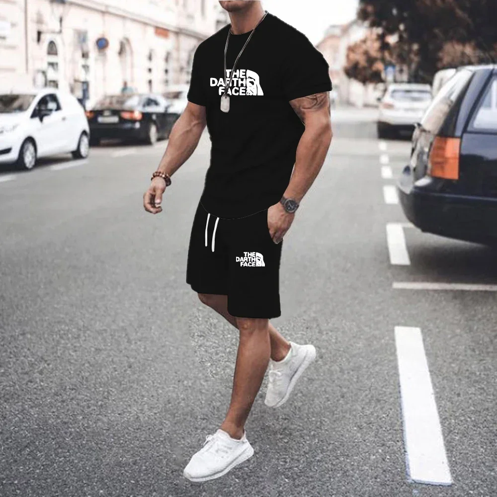 Top Trends: 2024Conjunto Deportivo De Moda Para Hombre, Camiseta Corta Y Pantalones Cortos, Conjunto De Dos Piezas Para Correr De Verano Shoppable Styles