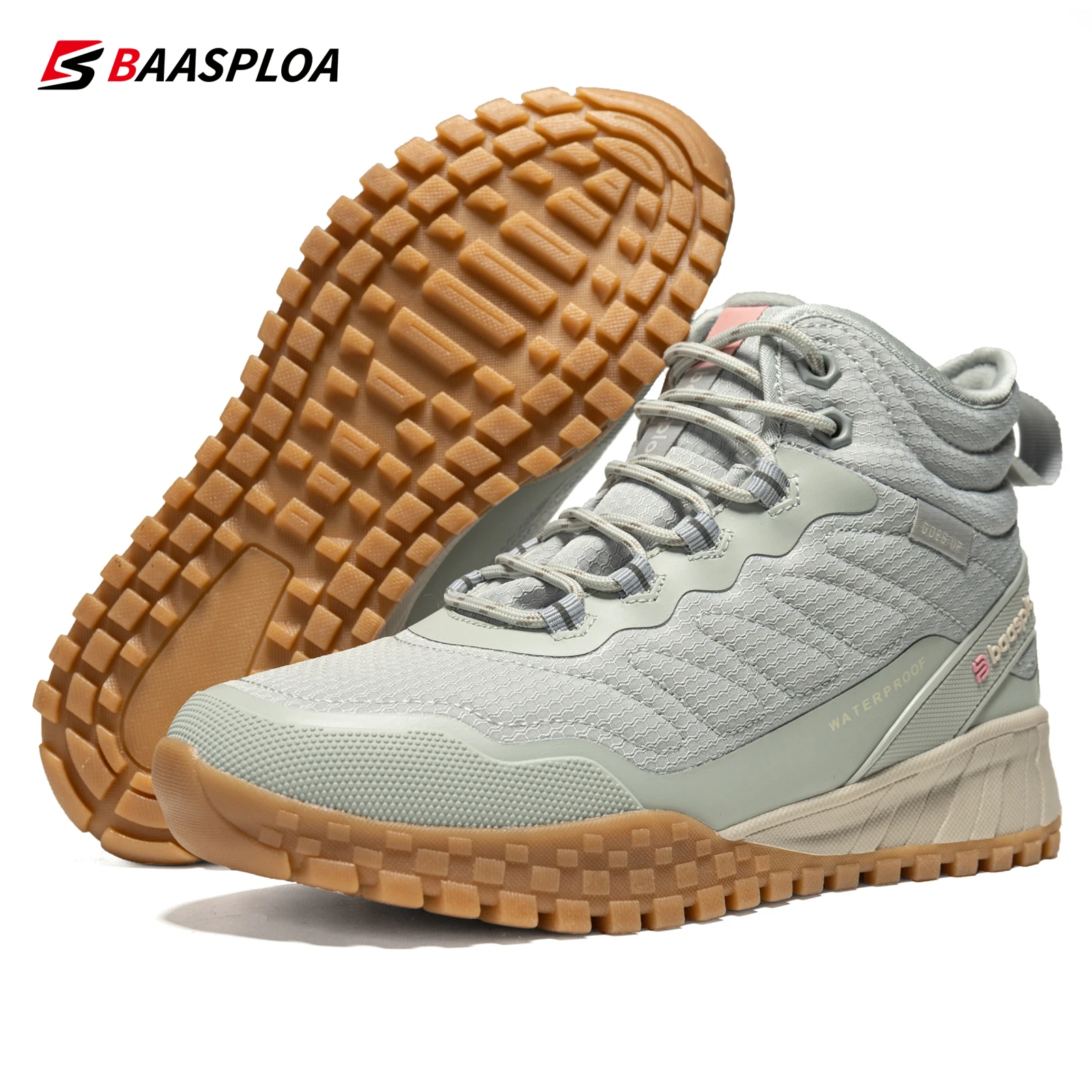 Top Trends: 2023 New Baasploa Women's Cotton Shoes Winter Waterproof Non-Slip Comfortable Warm Plush New Women's Outdoor Cotton Boots Shoppable Styles