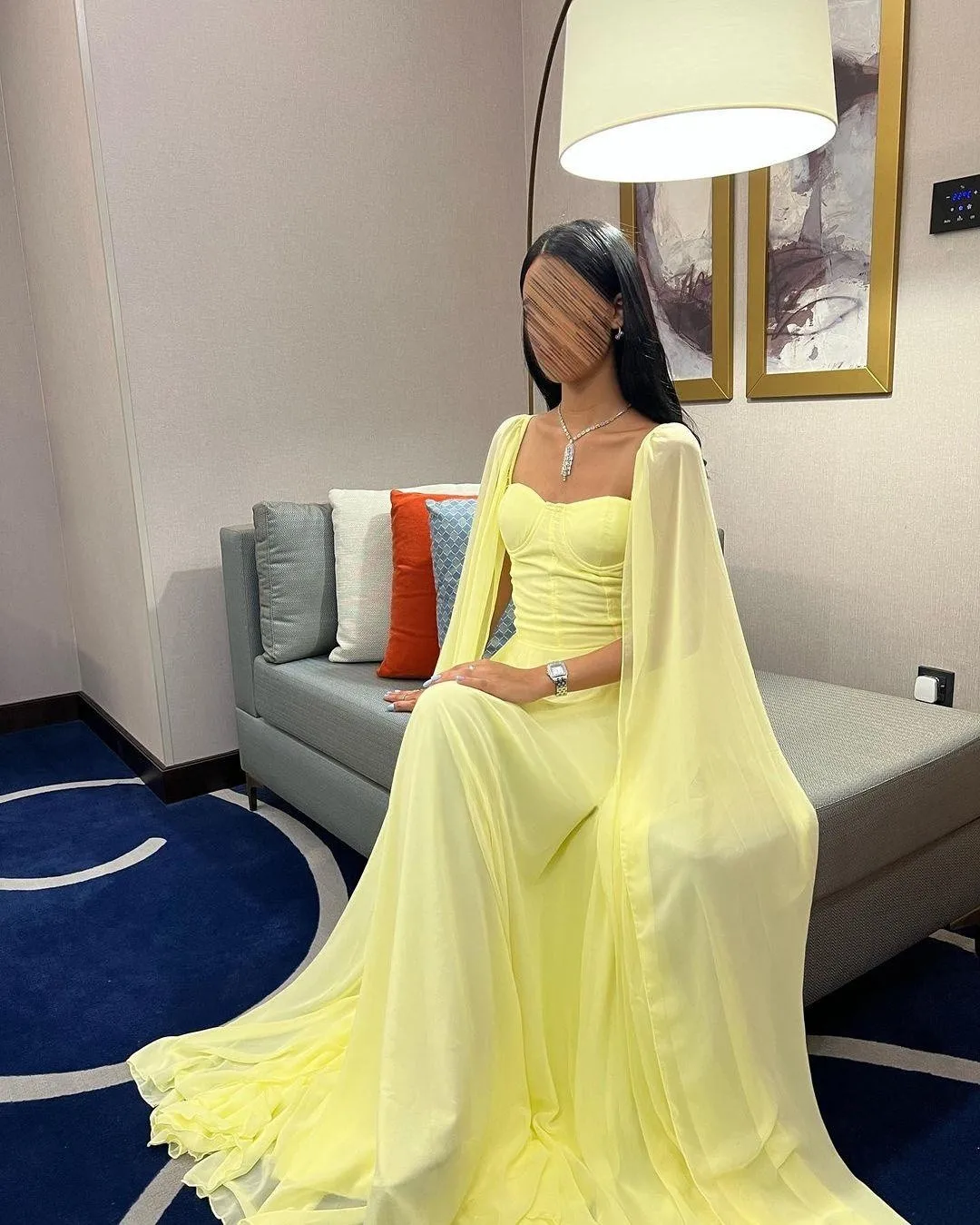 Top Trends: Yellow Chiffon Long Prom Dresses A-line Sweetheart Women Party Dresses Floor Length Pleated Backless Evening Gowns Shoppable Styles