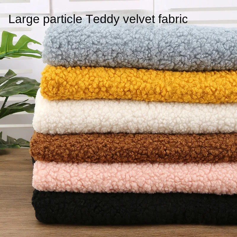 Top Trends: Manufacturer Directly Sends Small Particle Imitation Cashmere Warm Clothing Handmade Fabric With Teddy Velvet Fabric Shoppable Styles