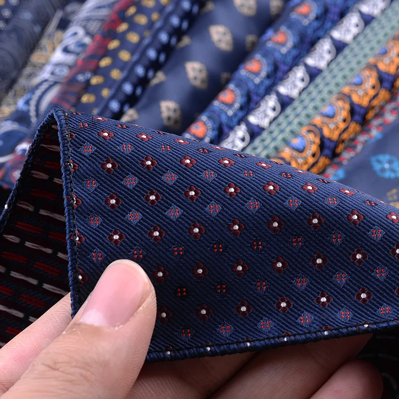 Top Trends: New 23*23cm Suit Pocket Square For Men Women Floral Chest Towel Hanky Gentlemen Hankies Men's Suits Handkerchief Pocket Towel Shoppable Styles