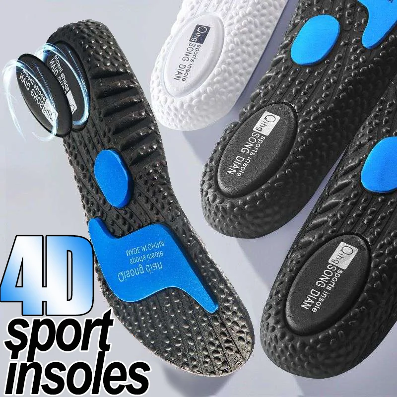 Top Trends: High Elasticity Memory Sponge Sports Insole Men Women Shoe Pads Silicone Shock Absorption Soft Insoles Arch Support Care Cushion Shoppable Styles