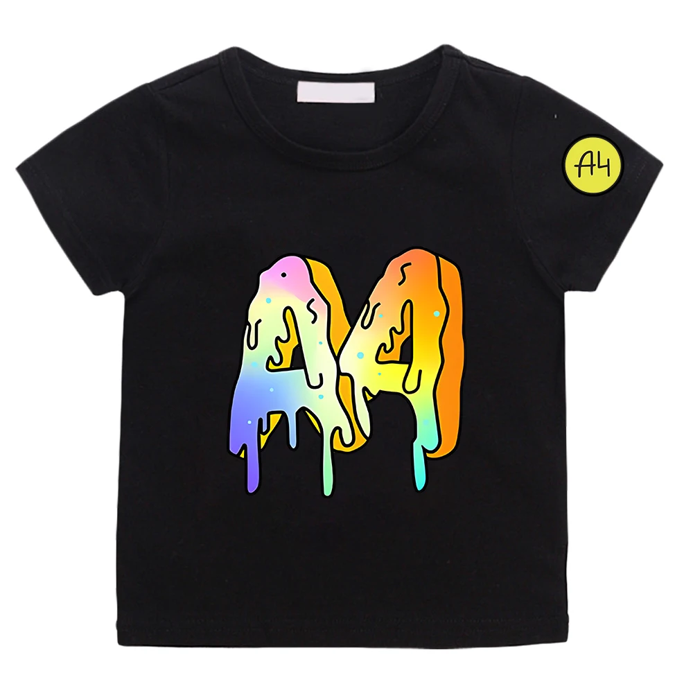 Top Trends: А4 Donuts T Shirt Kids T-shirt Merch A4 Lamba Shirt Boy Girl Short Sleeves T-Shirts 100% Cotton Summer Children Baby Clothing Top Shoppable Styles