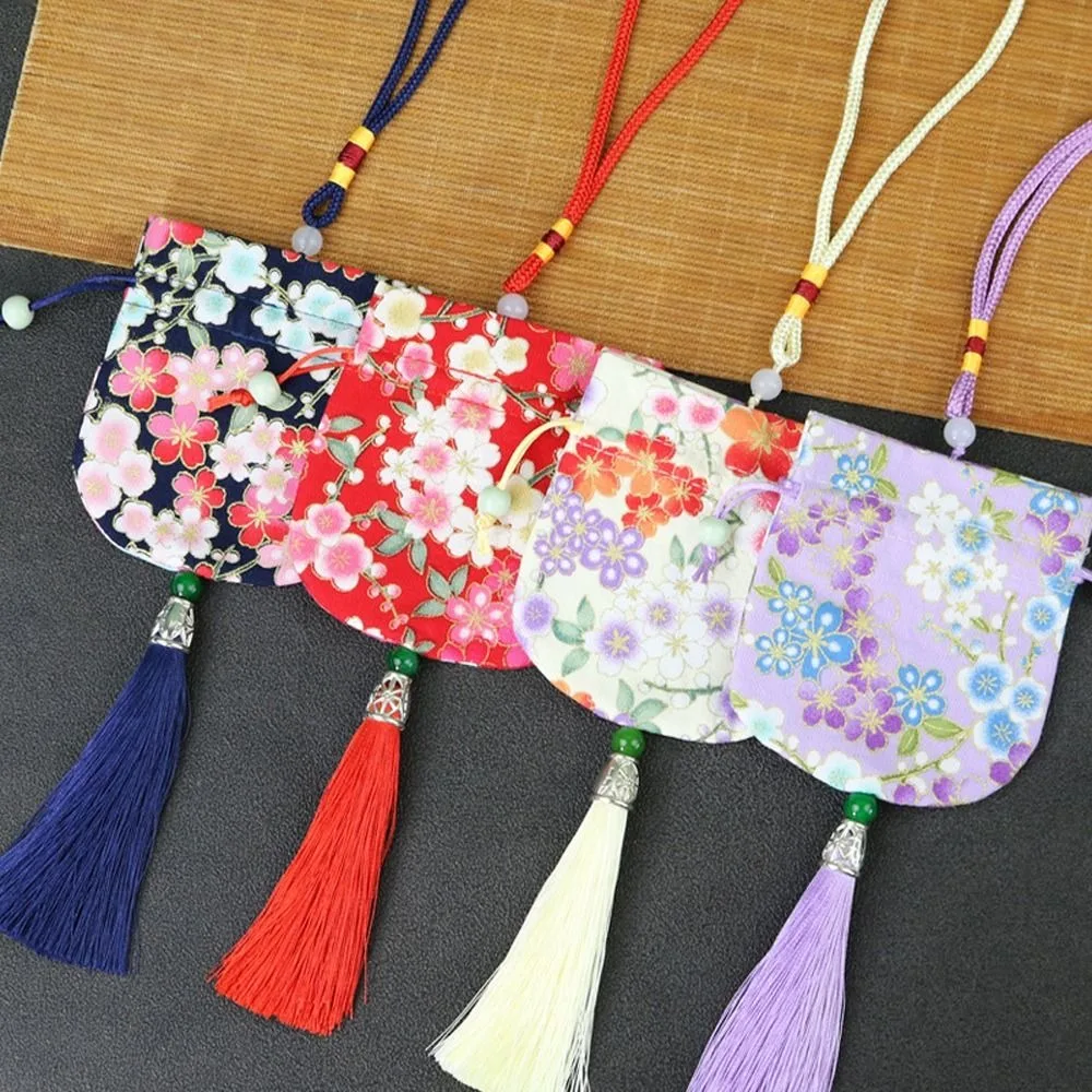 Top Trends: Chinese Style Women Sachet Flower Pattern Empty Bag Cloth Car Hanging Decoration Jewelry Pouch Jewelry Storage Bags Shoppable Styles - Image 2