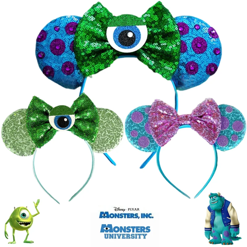 Top Trends: Disney Monsters Inc Ears Headbands Girl Pixar Sullivan Hairband Monsters University Hair Accessories Kids Mike Wazowski Headwear Shoppable Styles