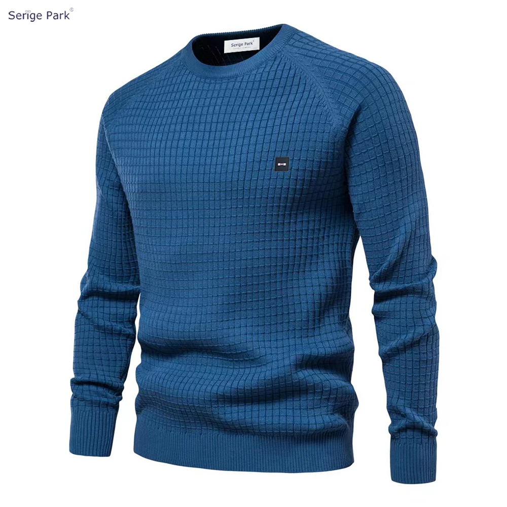 Top Trends: Serige Park Sweater For Men Luxury Brand Square Three-dimensional Bow 2022 France Winter Men's Park Neck Pullover Eden Top Shoppable Styles - Image 2