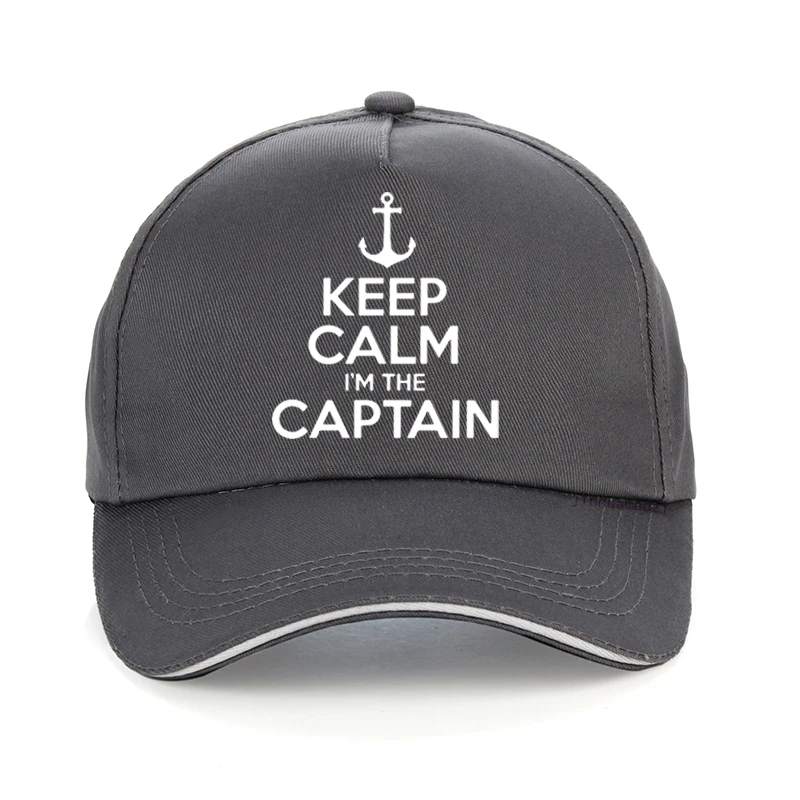 Top Trends: Keep Calm I'm The Captain Motor Boat Sailing Sea Funny Baseball Cap Summer Gifts Men Women Hat Adjustable Snapback Hats Shoppable Styles - Image 4