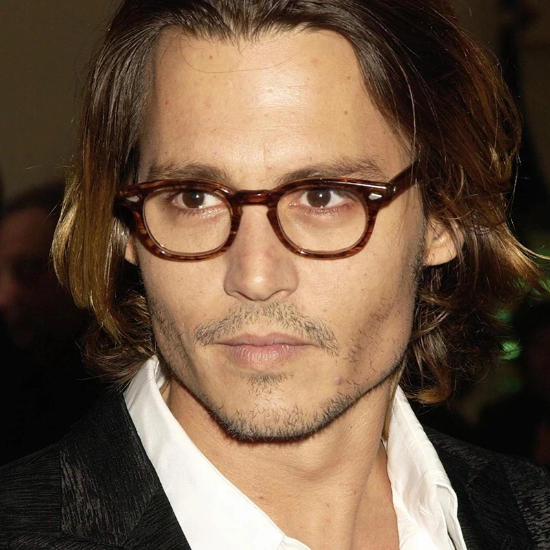 Top Trends: 2022 Retro Johnny Depp Style Anti Blue Light Glasses Men Women Classic Vintage Prescription Photochromic Reading Glasses+ 0 To 6 Shoppable Styles