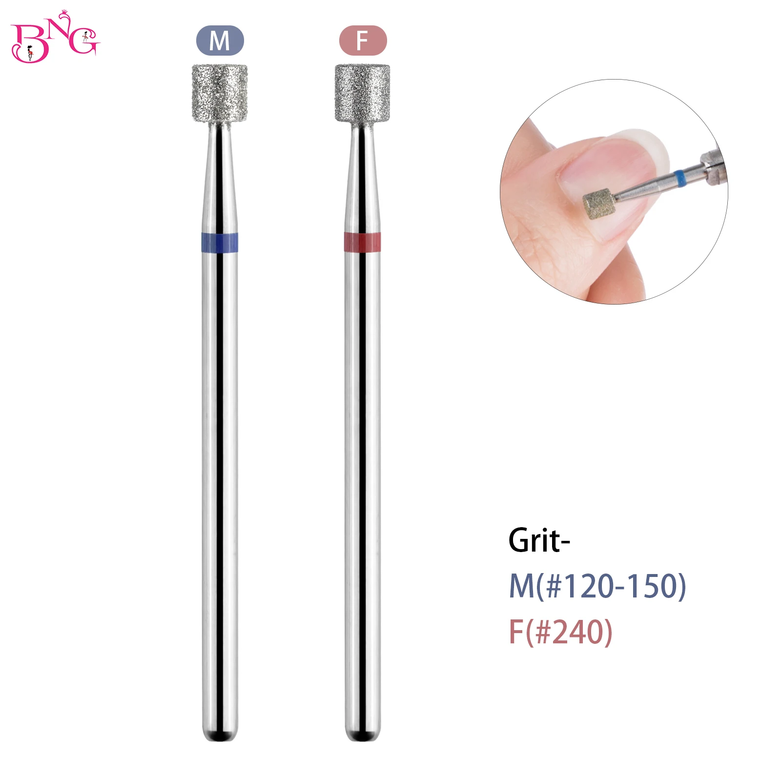 Top Trends: Russian Diamond Manicure Cutters Barrel Nail Drill Bits 3/32&quot; Rotary Burr Cuticle Burr Electric Drills Accessories Tools Shoppable Styles