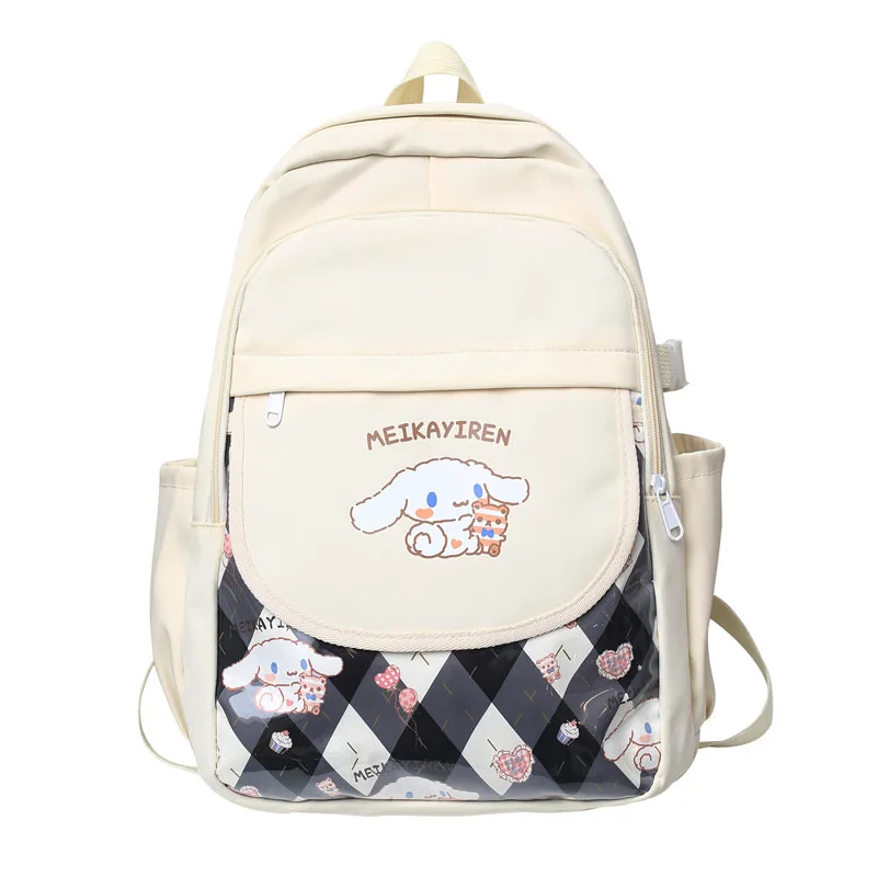 Top Trends: Hello Kitty School Bag Women's New Japanese Cute Cinnamon Dog Backpack Student Large Capacity Campus Backpack Shoppable Styles