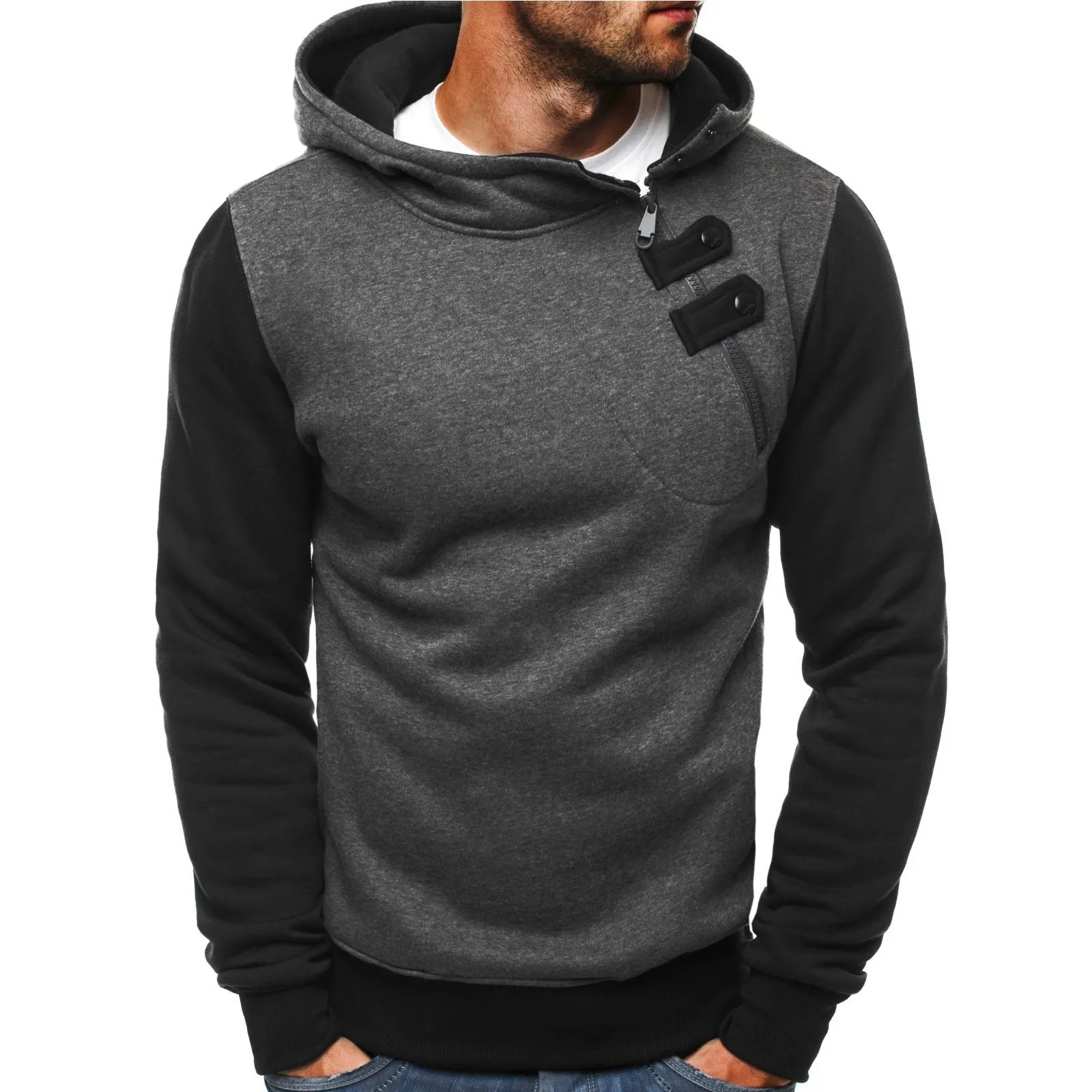 Top Trends: Spring And Fall Men's Fashion Sweatshirt Long Sleeve Hoodie Hooded Jacket Shoppable Styles