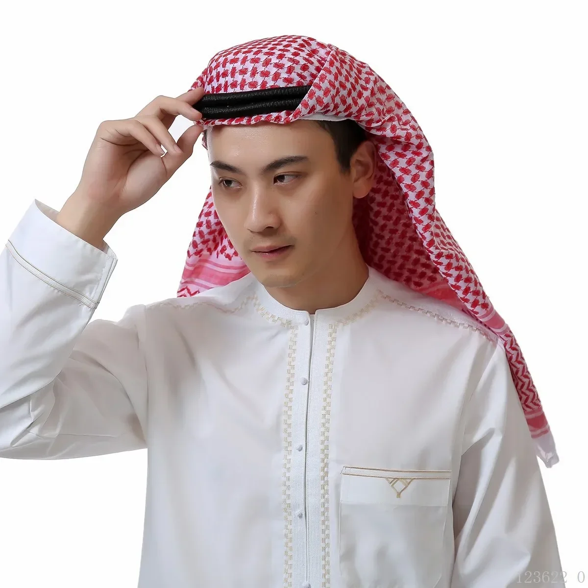 Top Trends: Men Turban Tactical Headband Outdoor Arab Kafiya Keffiyeh Aqel Rope Men Head Wrap Shoppable Styles - Image 2