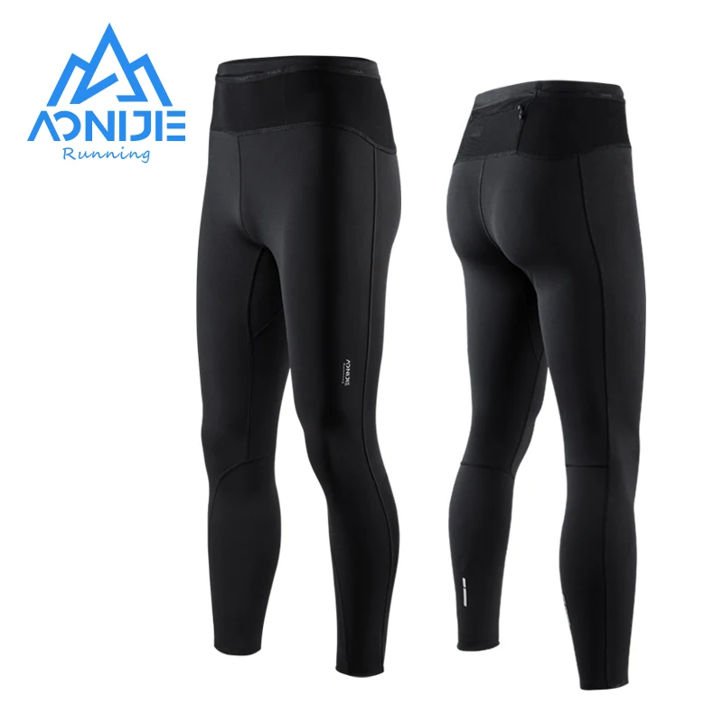 Top Trends: AONIJIE FM5121 Man Male Sports Compression Pants Quick Drying Leggings Elastic Tights With Pocket For Running Cycling Fitness Shoppable Styles