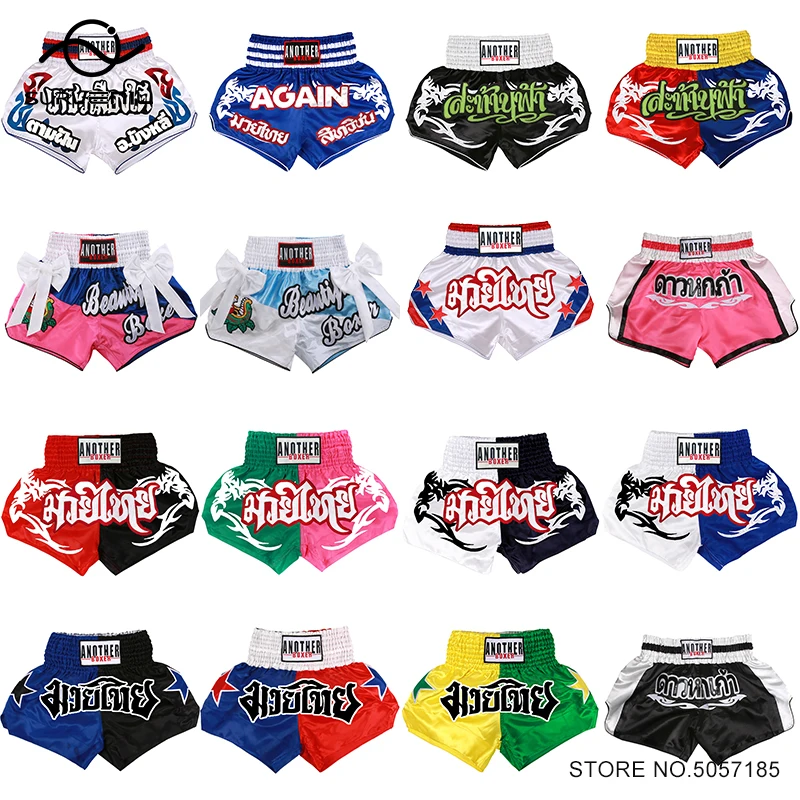 Top Trends: Muay Thai Shorts Cage Fighting Kickboxing Pants Men Women Kids Fashion Kick Boxing Training Shorts Mixed Martial Arts Clothing Shoppable Styles