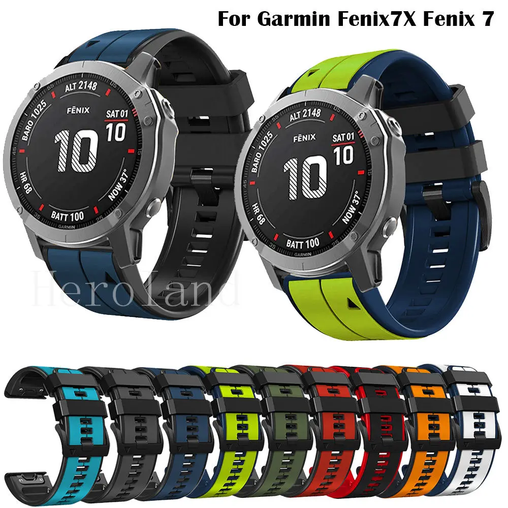 Top Trends: Silicone WatchBand For Garmin Fenix 7X 7 6X 6 Pro Fenix 5X 5 Plus Strap WristStrap Forerunner 945 Quick Release 22 26MM Bracelet Shoppable Styles