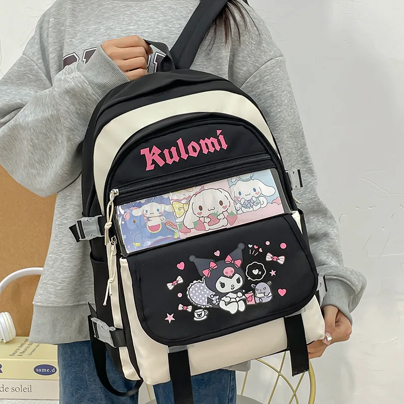 Top Trends: New Trendy Clow M Cinnamoroll Babycinnamoroll Cute Cartoon Sweet Girl JK Backpack Student Schoolbag Female Break Shoppable Styles - Image 4