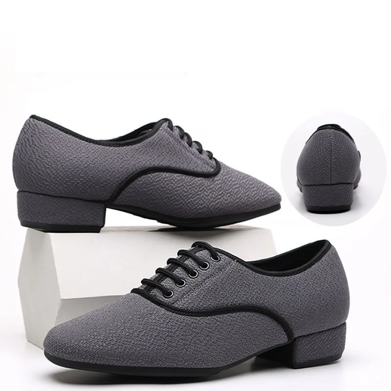 Top Trends: Latin Dance Shoes Soft Modern Dancing Shoes For Men Ballroom Dancing Social Dance Shoes Sneakers Square Canvas Shoes Shoppable Styles