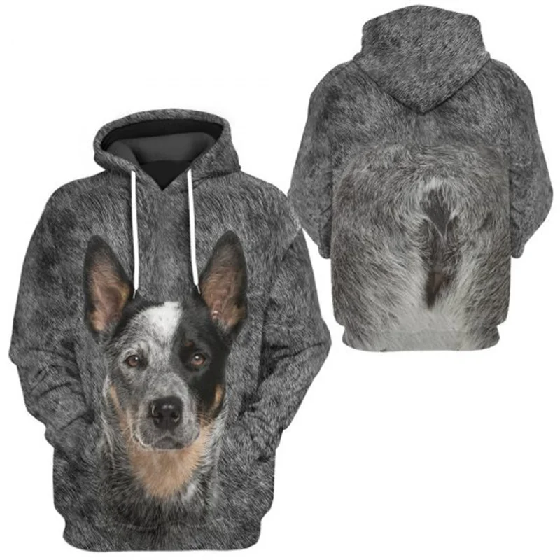 Top Trends: Australian Cattle / Bernese Mountain / Bull Terrier 3D Printed Hoodie Women For Men Pullovers Street Tracksuit Love Dog Gift Shoppable Styles