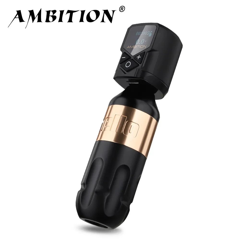 Top Trends: Ambition Tattoo Machine Rotary Pen Kit 2400mAh Wireless Kuark Power Supply Permanent Makeup Eyebrow Lip Tattoo Beginner Artister Shoppable Styles